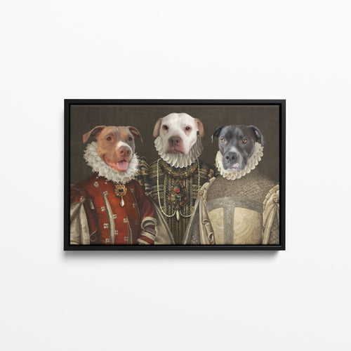 The Three Queens - Custom Pet Canvas
