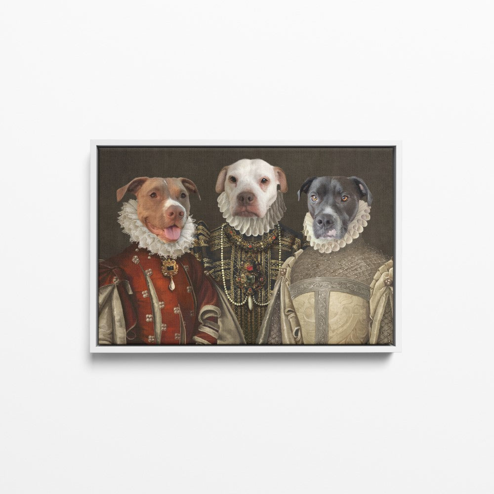 The Three Queens - Custom Pet Canvas