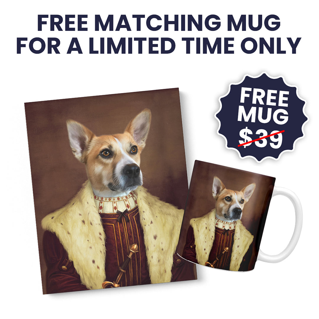 The Young King - Custom Pet Canvas