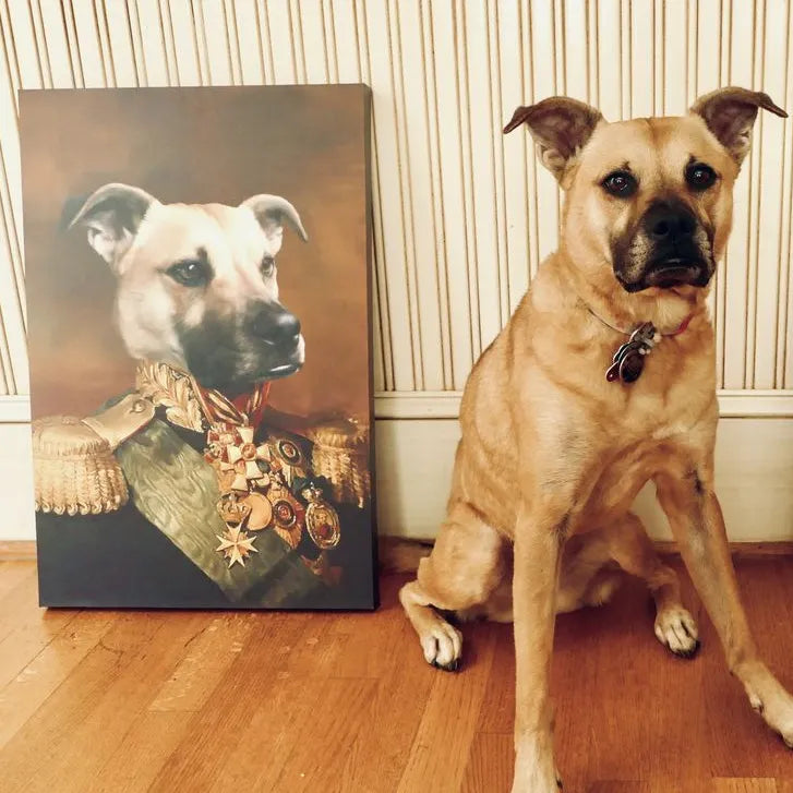 The Colonel - Custom Pet Canvas