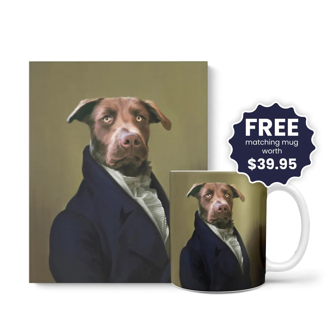 The Ambassador - Custom Pet Canvas
