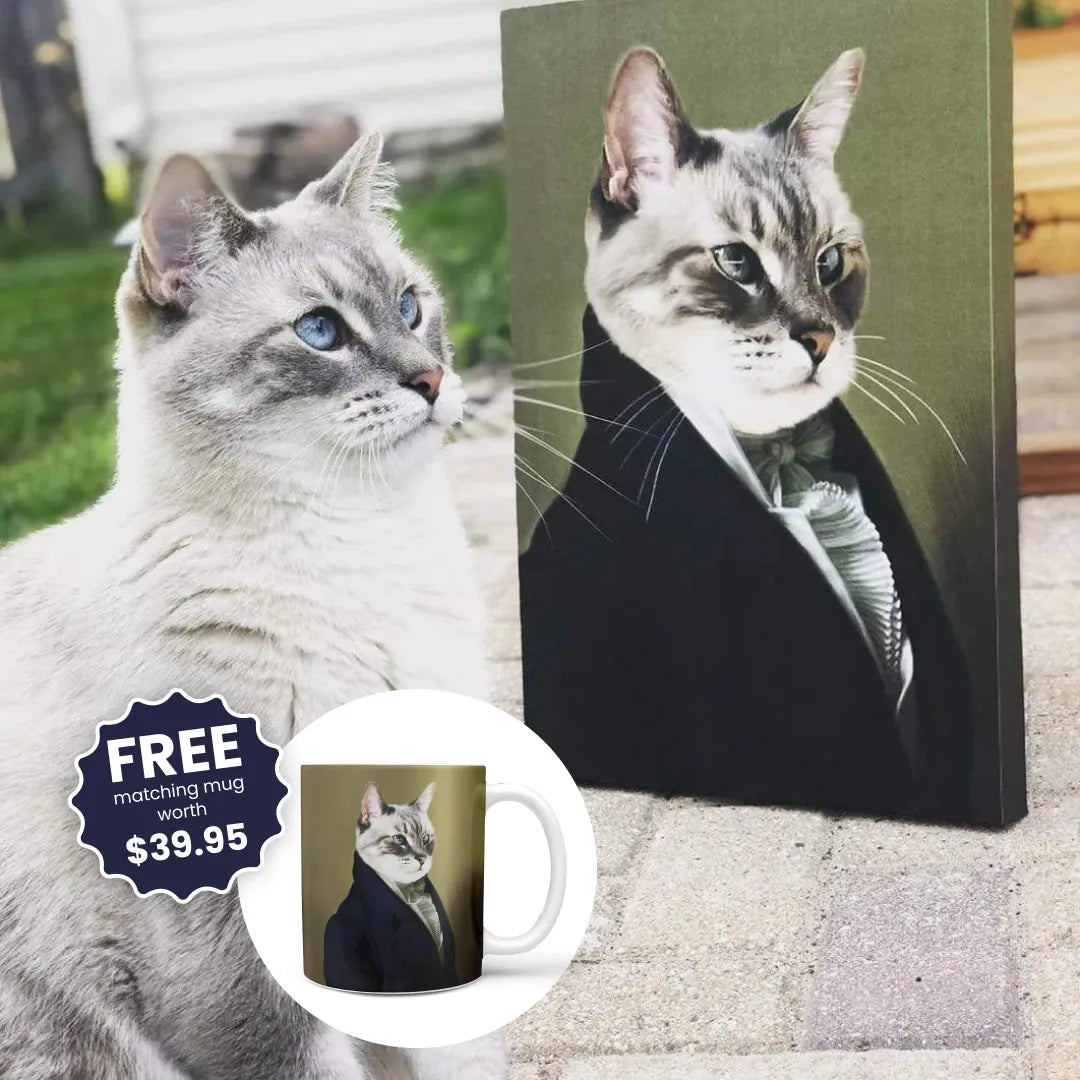 The Ambassador - Custom Pet Canvas
