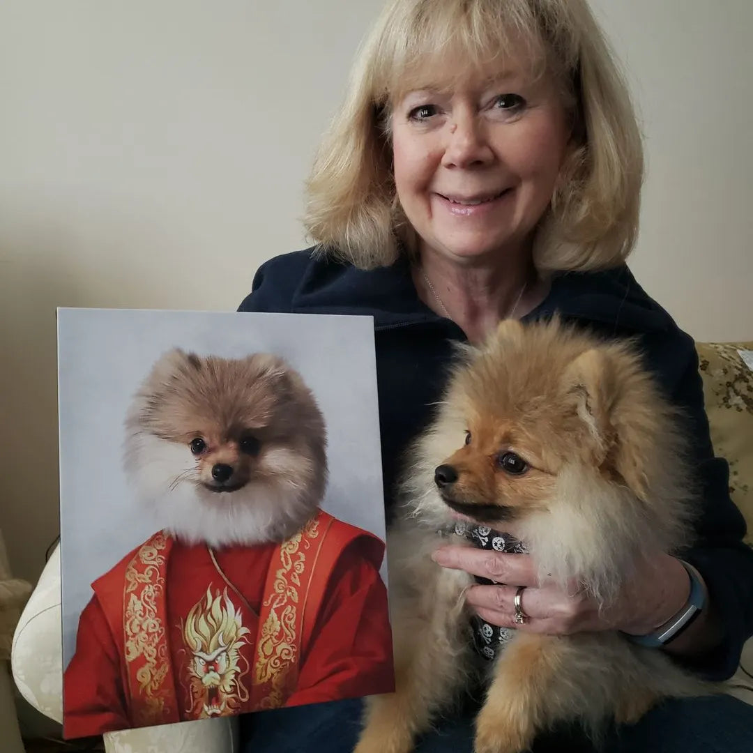 The Asian Emperor - Custom Pet Canvas