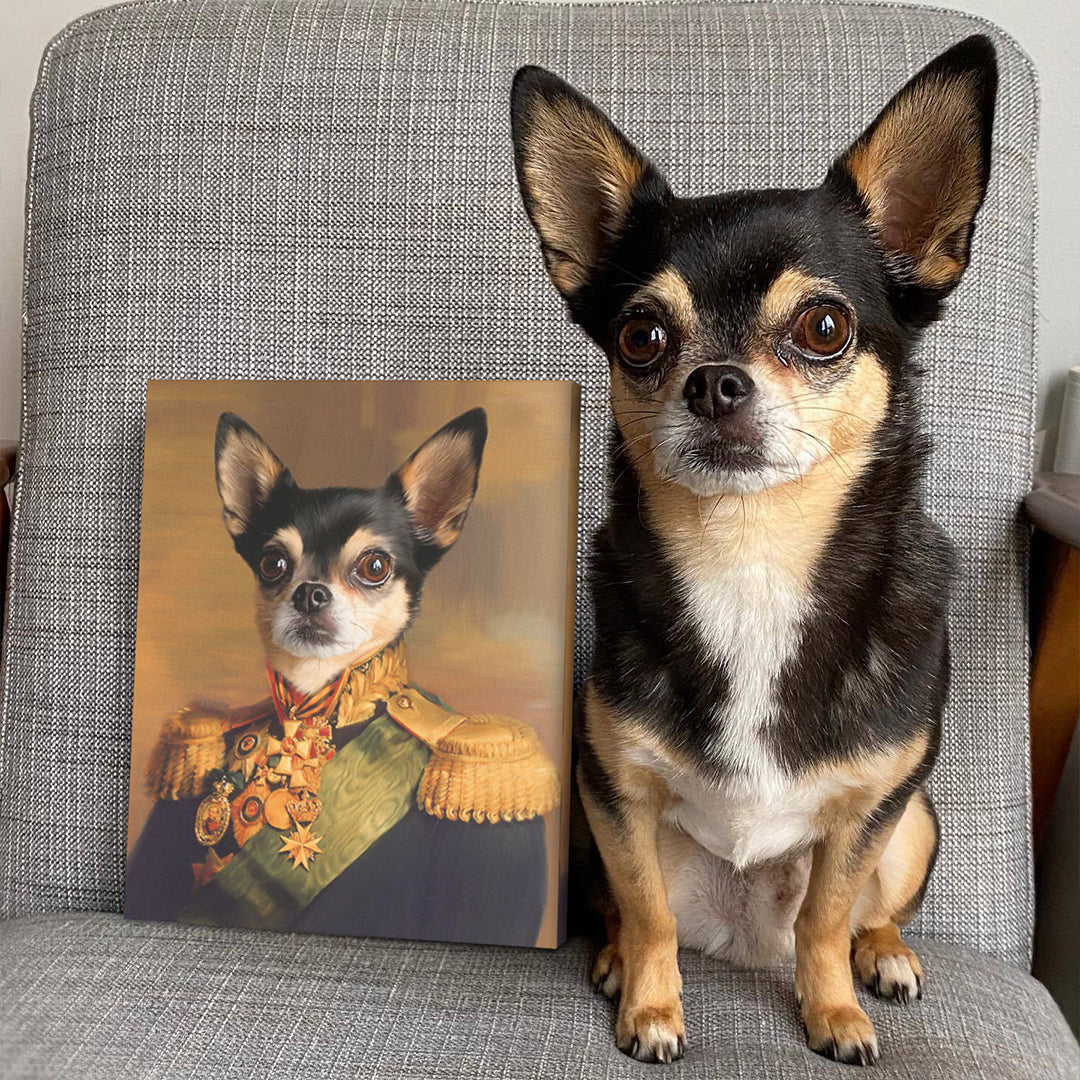 The Colonel - Custom Pet Canvas