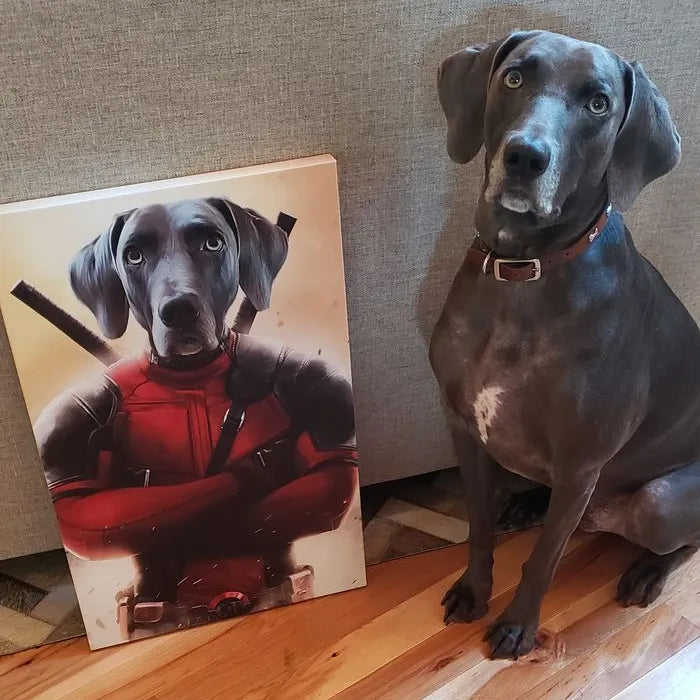 The Deadpawl - Custom Pet Canvas