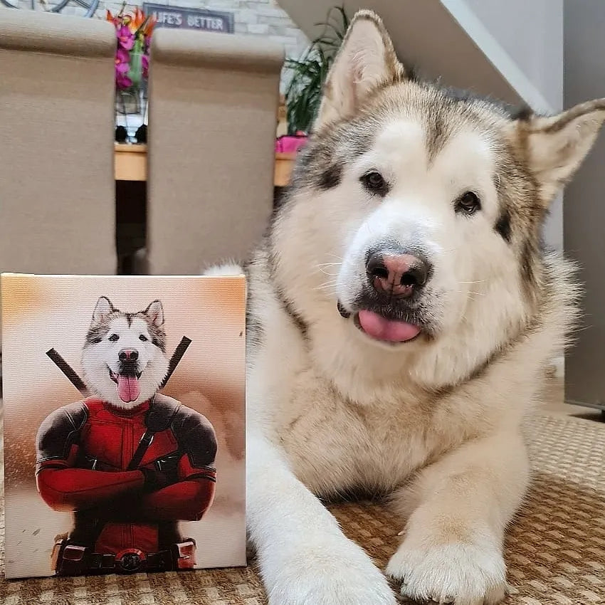 The Deadpawl - Custom Pet Canvas