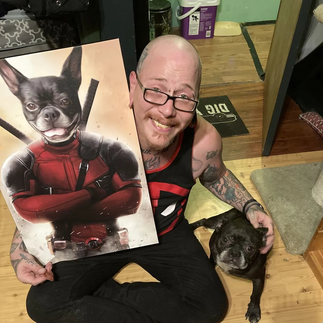 The Deadpawl - Custom Pet Canvas