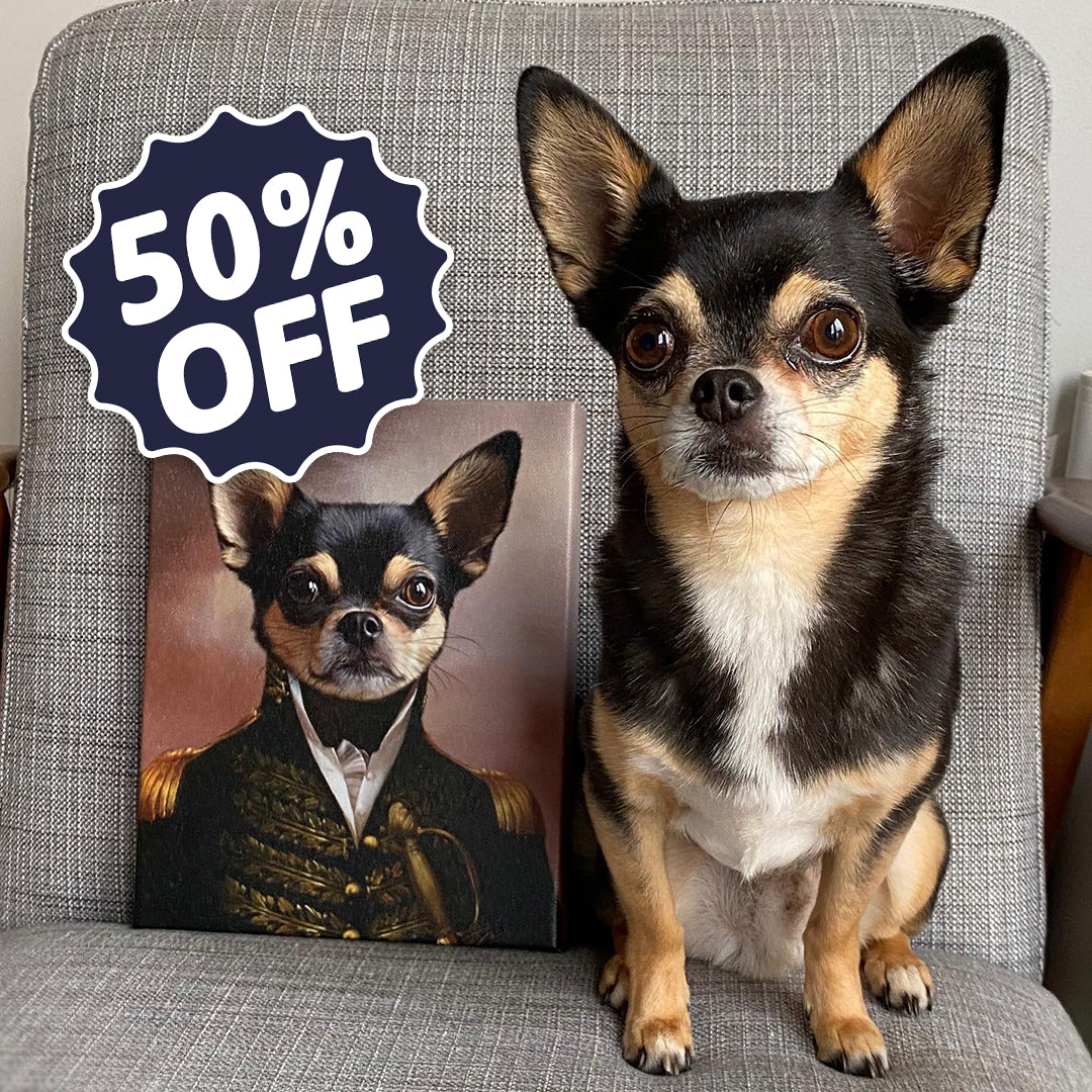 Renaissance Pet Portrait (50% Off) - Custom Canvas