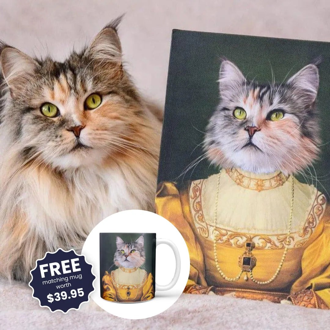 The Golden Girl - Custom Pet Canvas