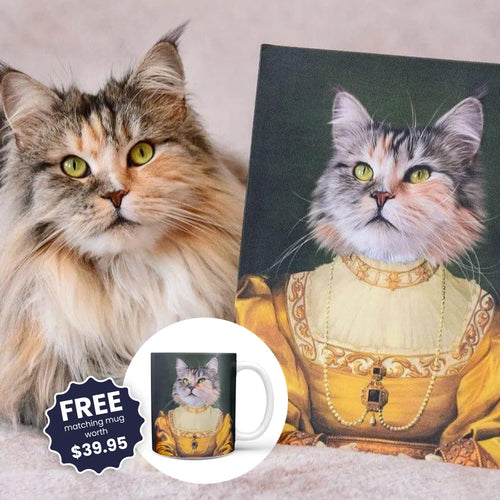 The Golden Girl - Custom Pet Canvas