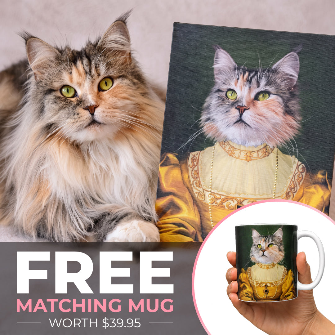 The Golden Girl - Custom Pet Canvas