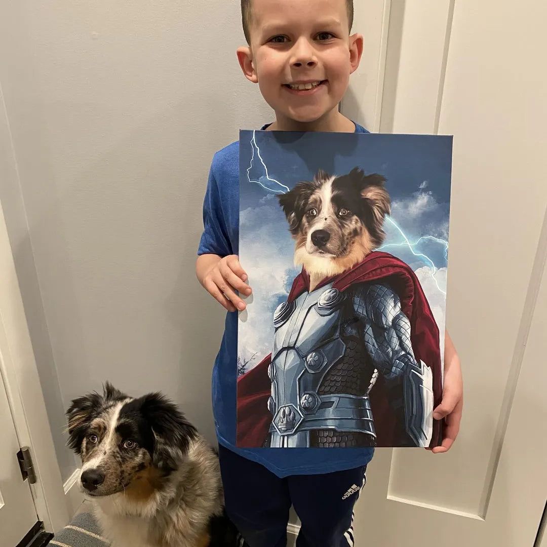 The Norse Hero - Custom Pet Canvas