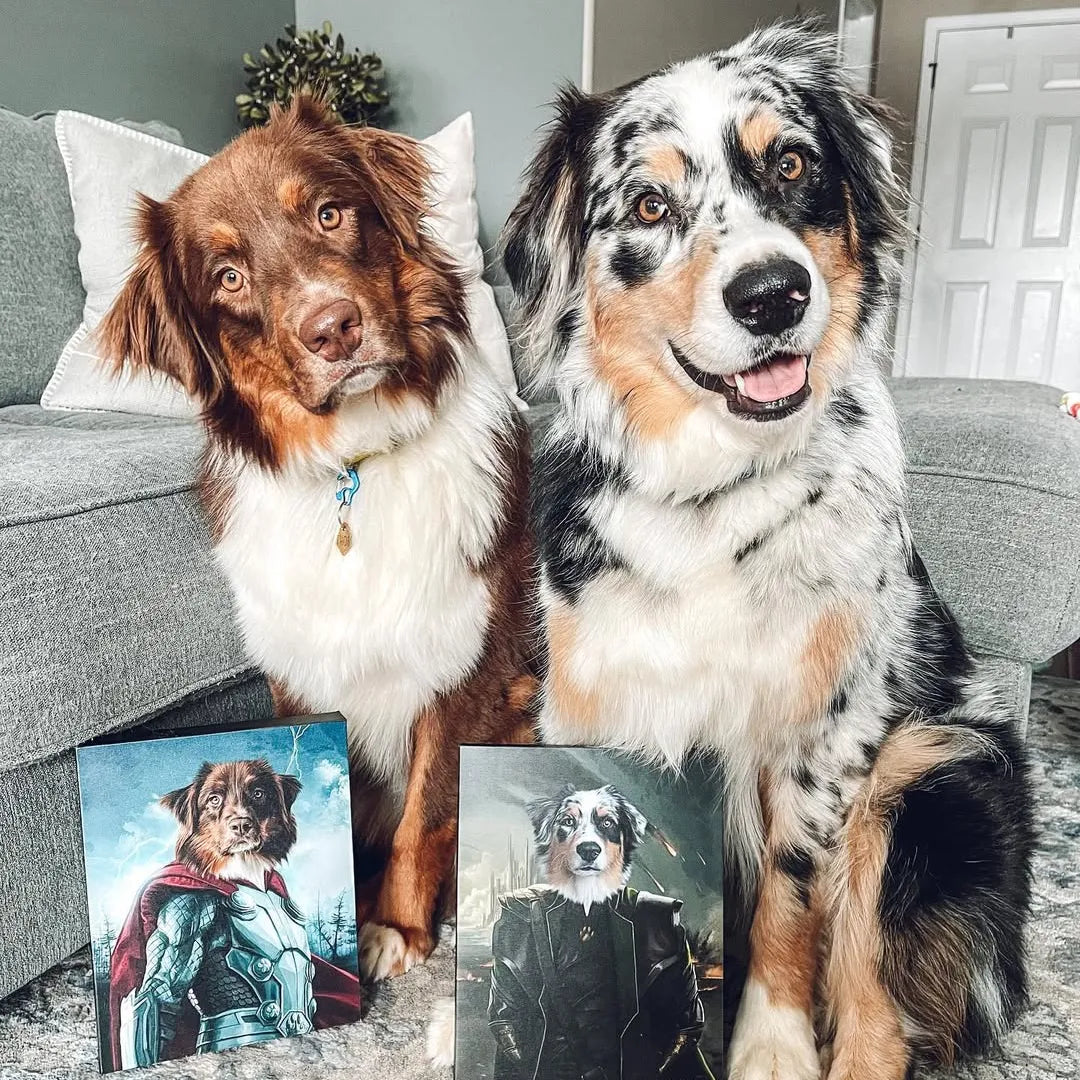 The Norse Hero - Custom Pet Canvas