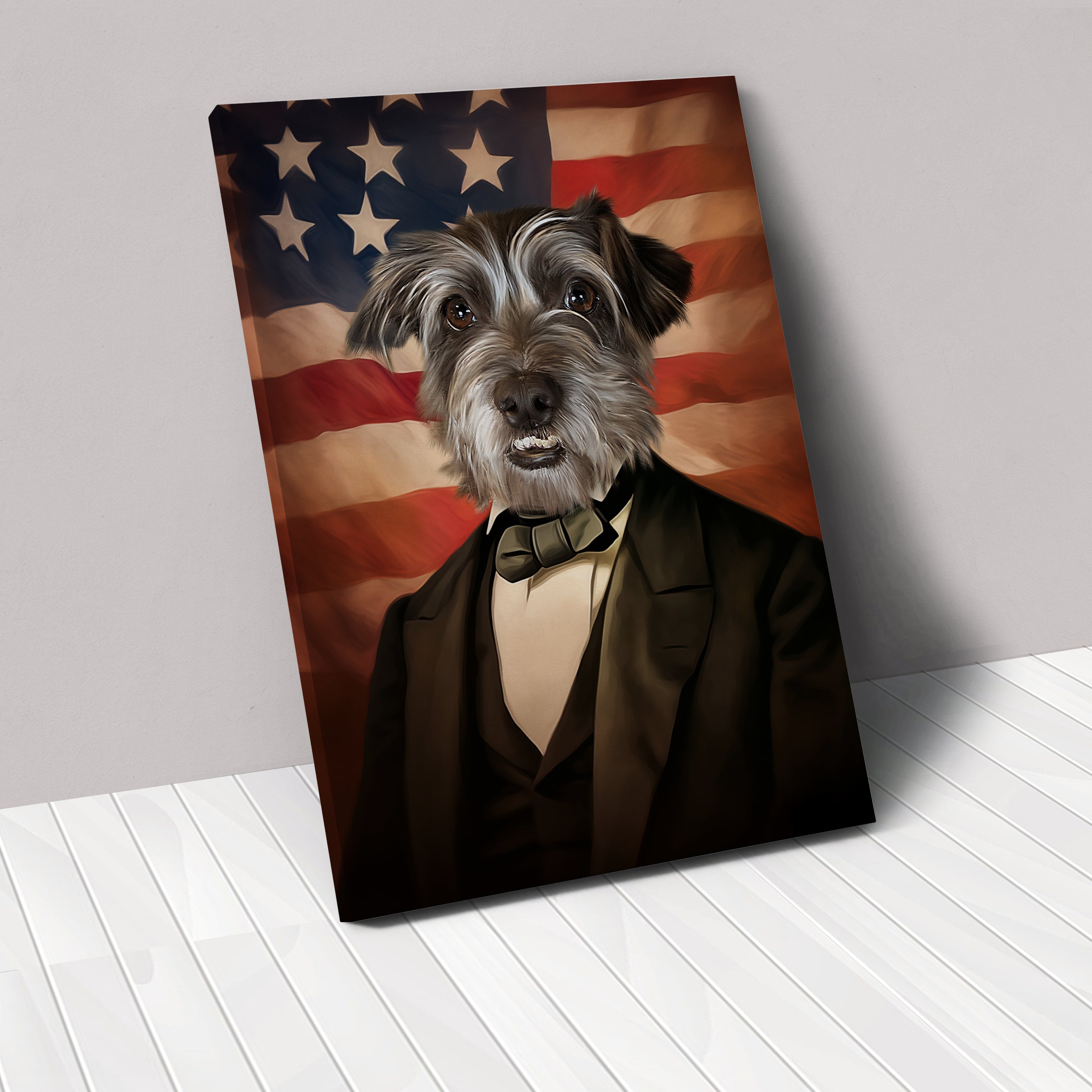 The Patriot - Custom Pet Canvas