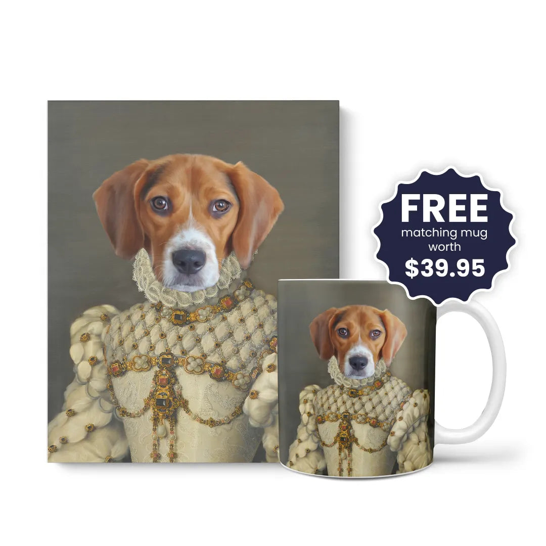 The Princess - Custom Pet Canvas