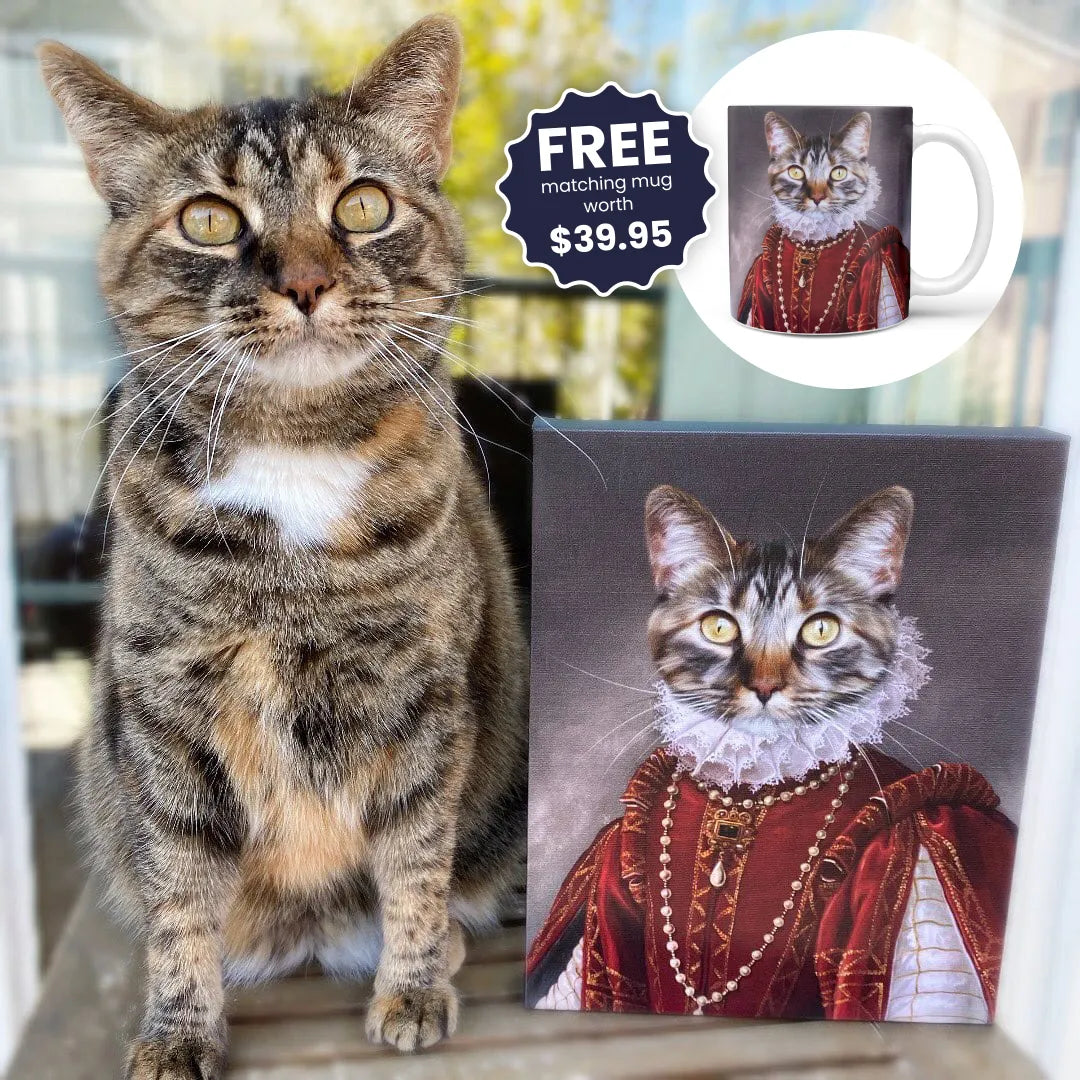 The Queen of Roses - Custom Pet Canvas