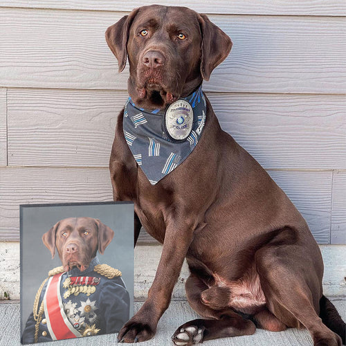 The Sergeant - Custom Pet Canvas