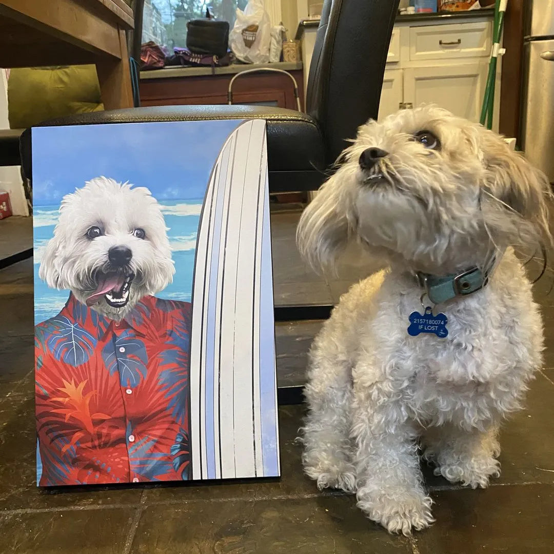 The Surfer - Custom Pet Canvas