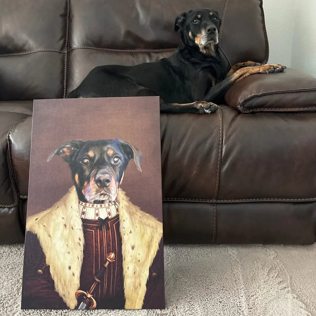 The Young King - Custom Pet Canvas