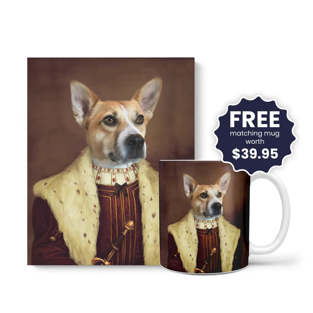 The Young King - Custom Pet Canvas