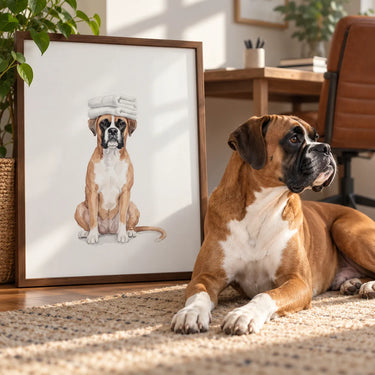 Fresh Towels Pet Portrait
