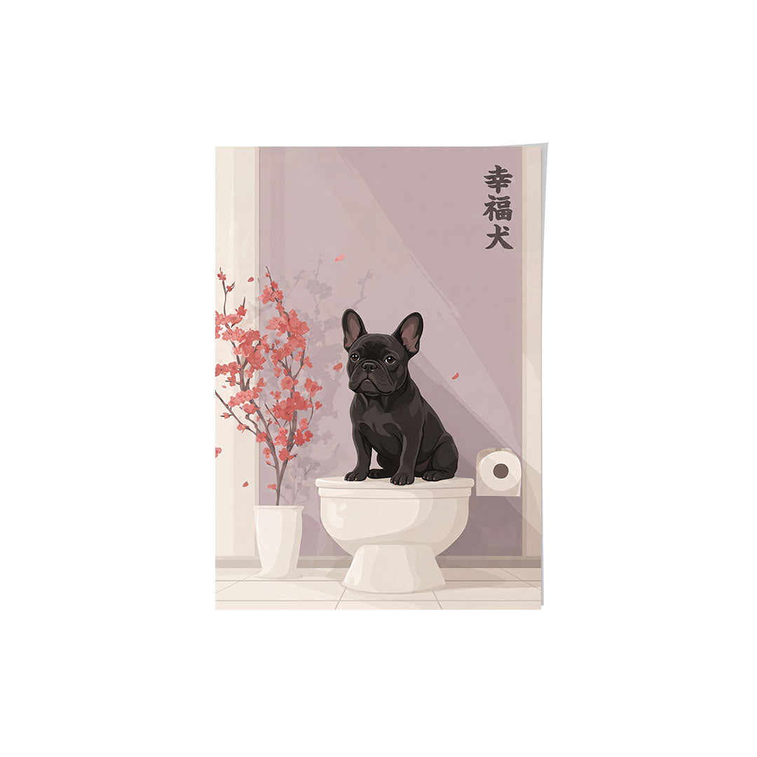 Toilet Seat Asian Style Portrait