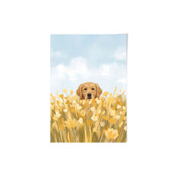 Field of Flowers Pet Portrait