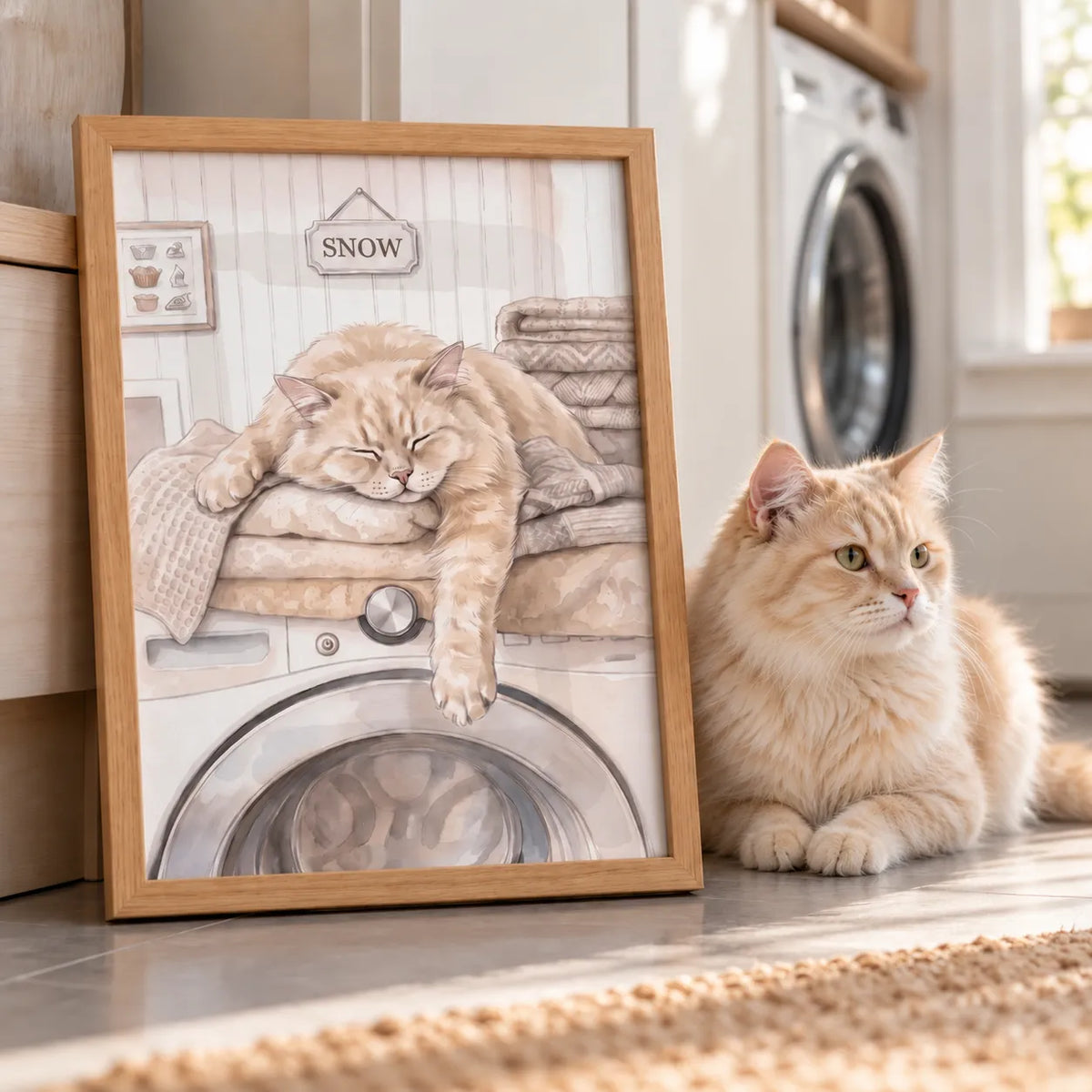 Washing Machine Pet Portrait