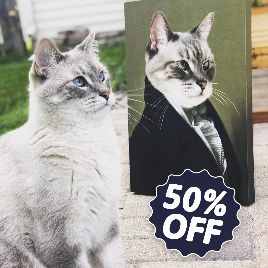 Renaissance Pet Portrait (50% Off) - Custom Canvas