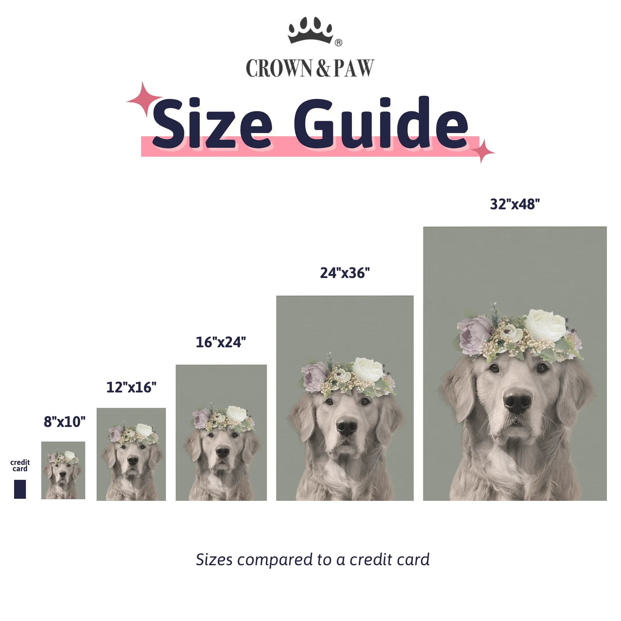 Full Bloom Pet Portrait - Custom Canvas