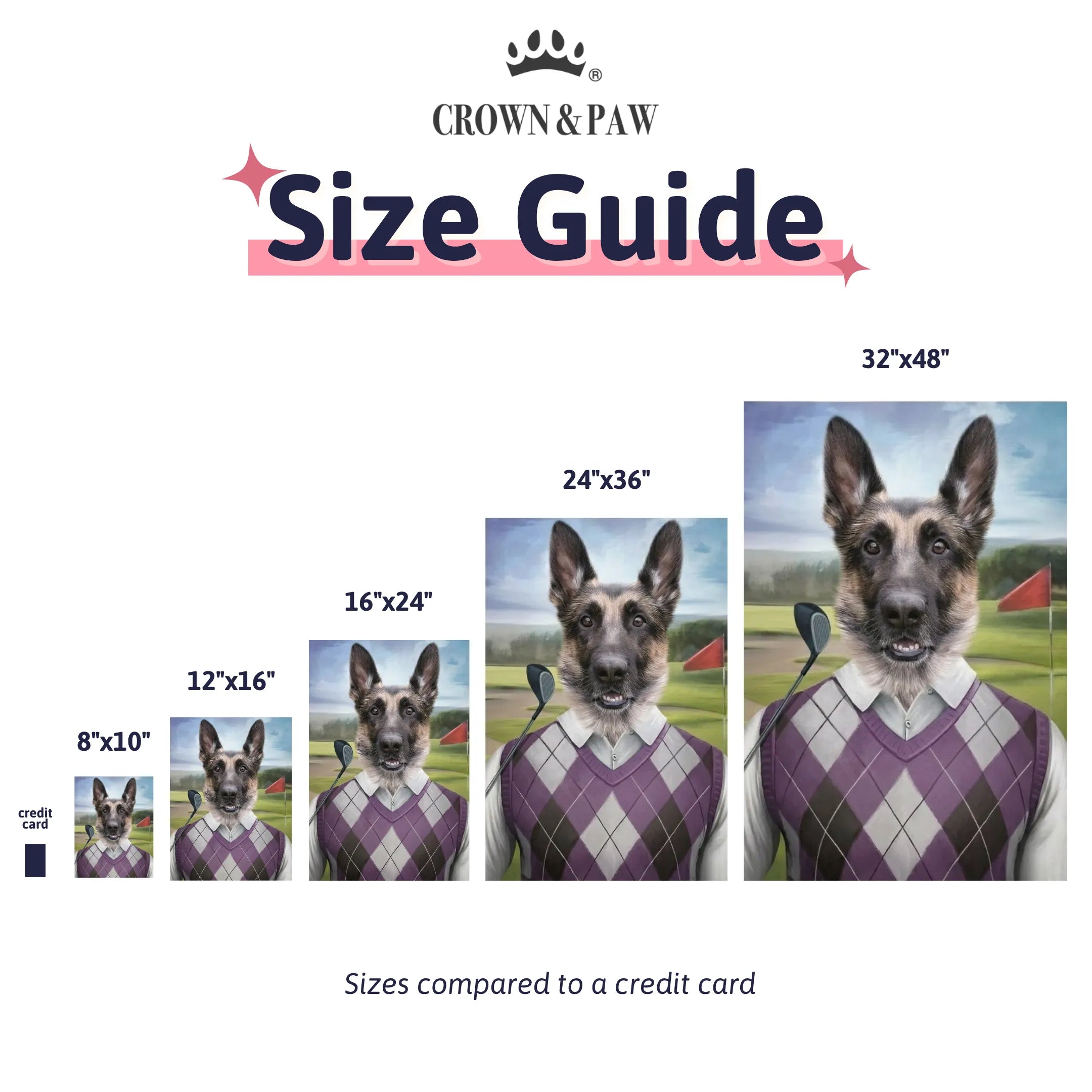 The Golfer - Custom Pet Canvas