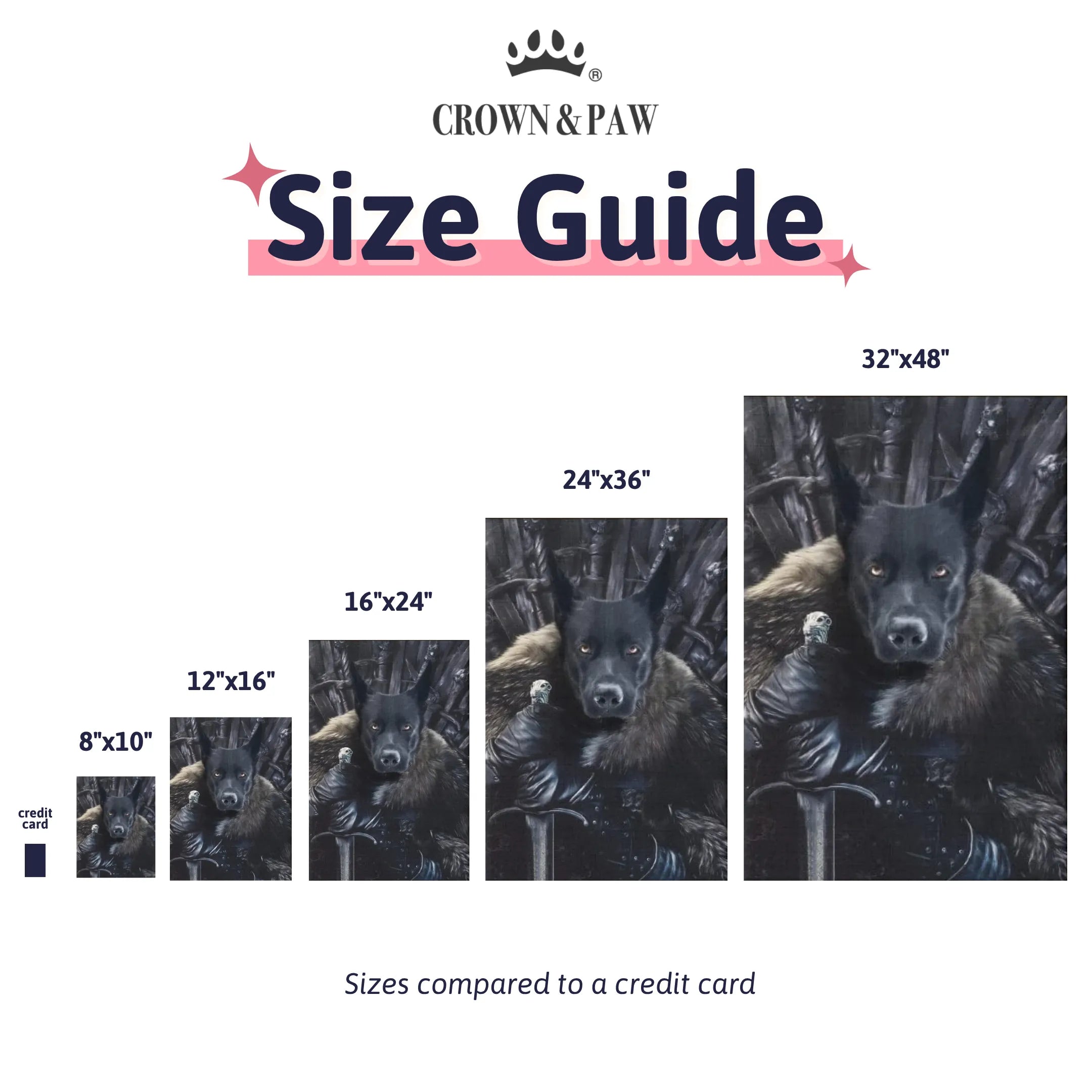 The King in the North - Custom Pet Canvas