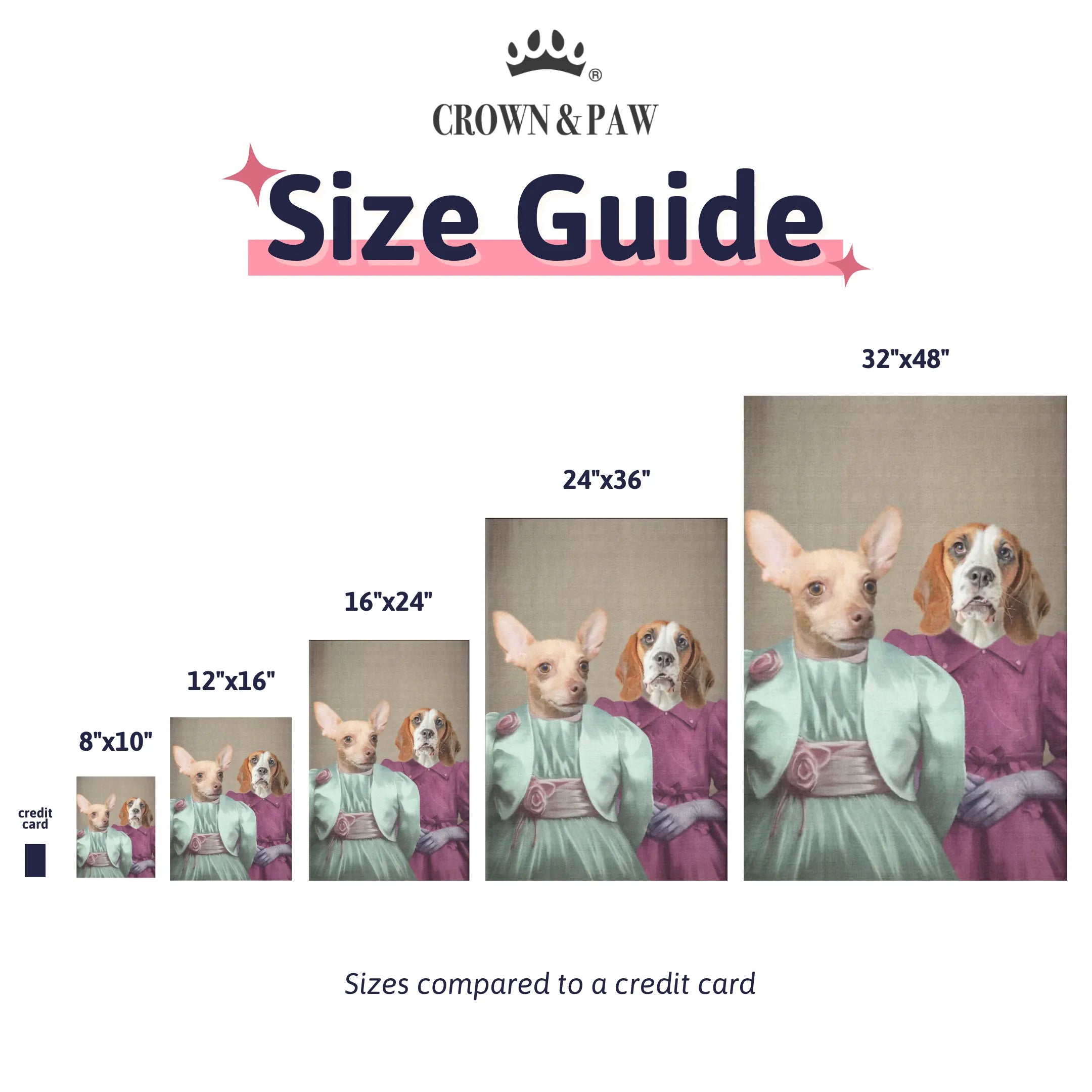 The Sisters - Custom Pet Canvas