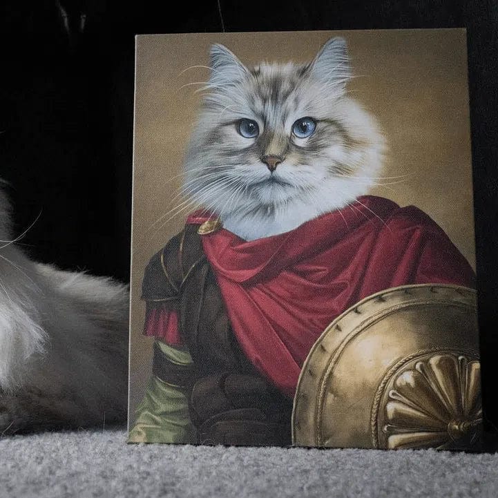 Crown and Paw - Canvas The Gladiator - Custom Pet Canvas