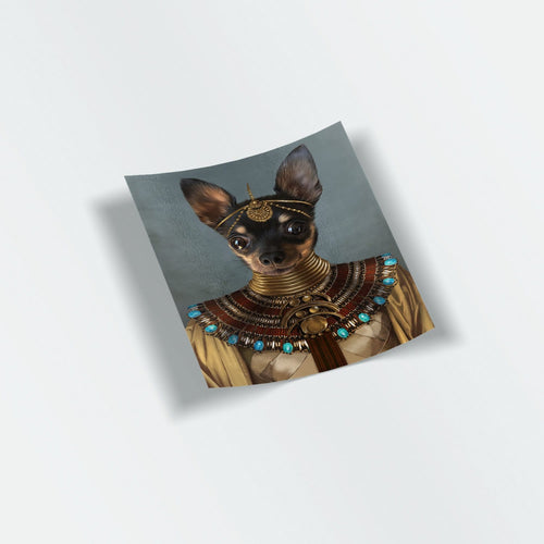 Crown and Paw - Sticker The Nubian Queen - Custom Stickers