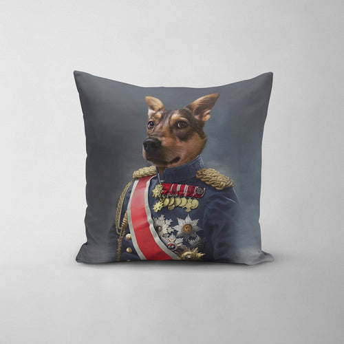 Crown and Paw - Throw Pillow The Sergeant - Custom Throw Pillow
