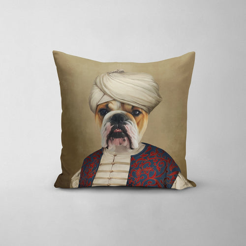 Crown and Paw - Throw Pillow The Sultan - Custom Throw Pillow