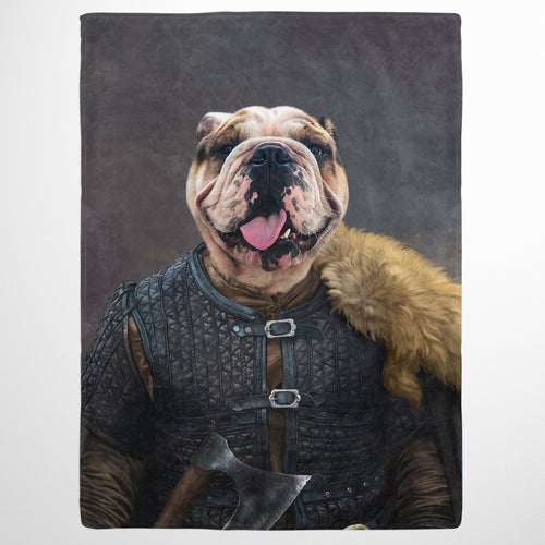 Crown and Paw - Blanket The Viking Leader - Custom Pet Blanket