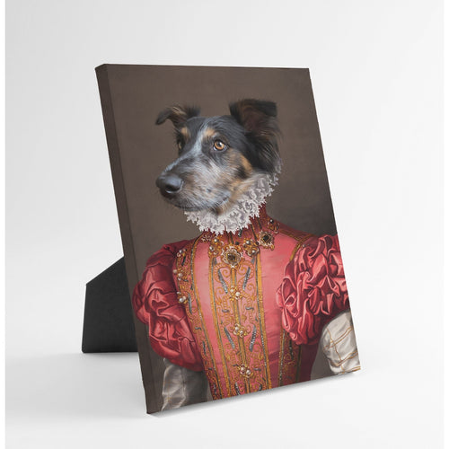 Crown and Paw - Standing Canvas The Red Rose - Custom Standing Canvas