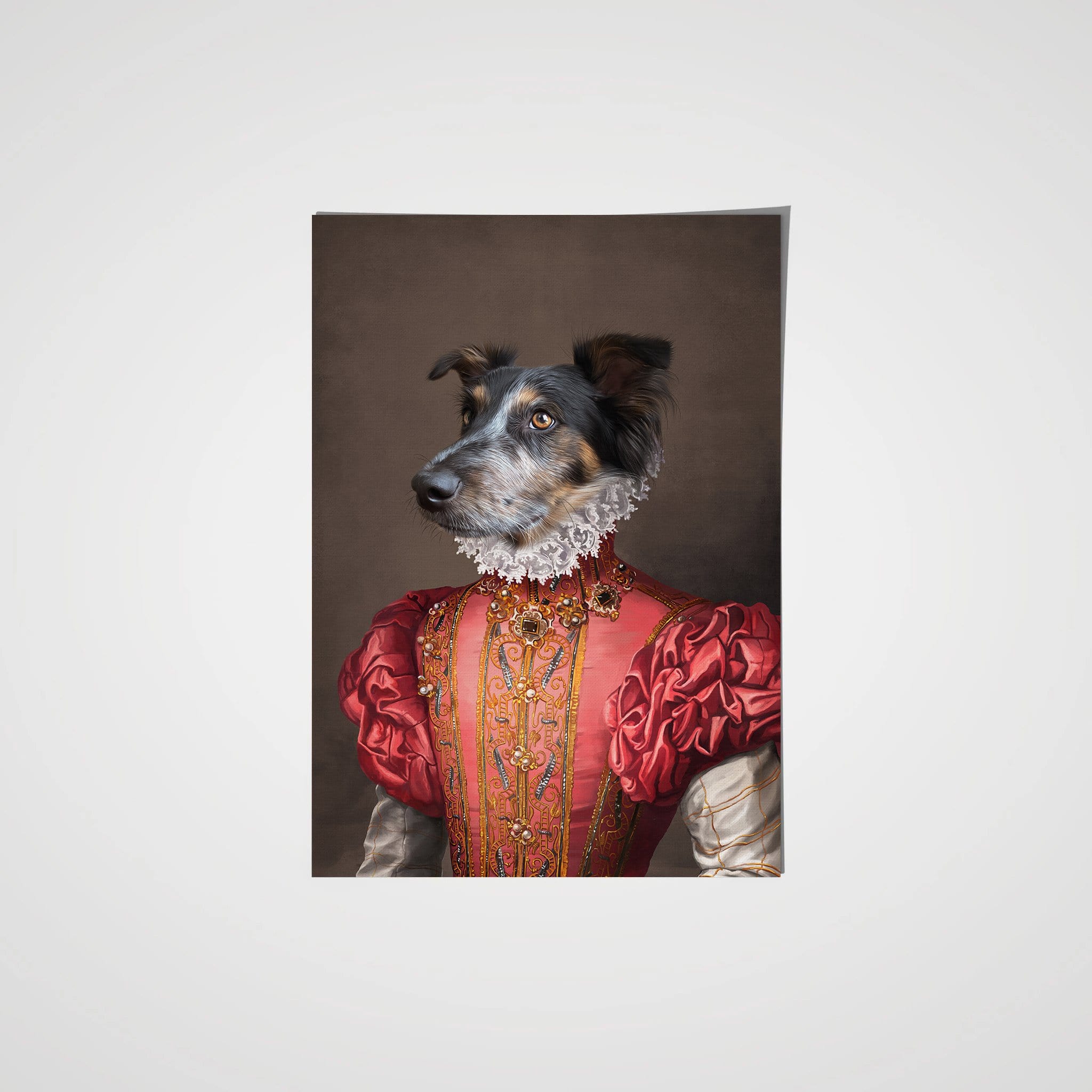 Crown and Paw - Poster The Red Rose - Custom Pet Poster