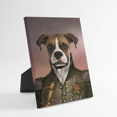 Crown and Paw - Standing Canvas The Green General - Custom Standing Canvas