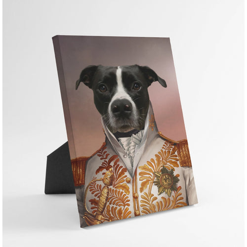 Crown and Paw - Standing Canvas The White General - Custom Standing Canvas