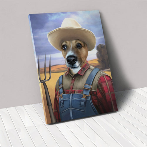 Crown and Paw - Canvas The Farmer - Custom Pet Canvas