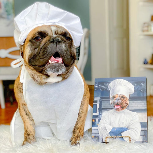 Crown and Paw - Canvas The Chef - Custom Pet Canvas