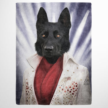 The Rock God - Custom Pet Blanket