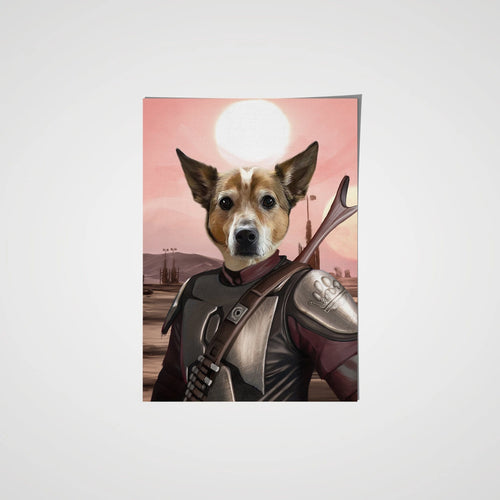 Crown and Paw - Poster The Space Hunter - Custom Pet Poster