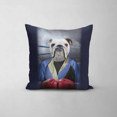 The Boxer - Custom Throw Pillow
