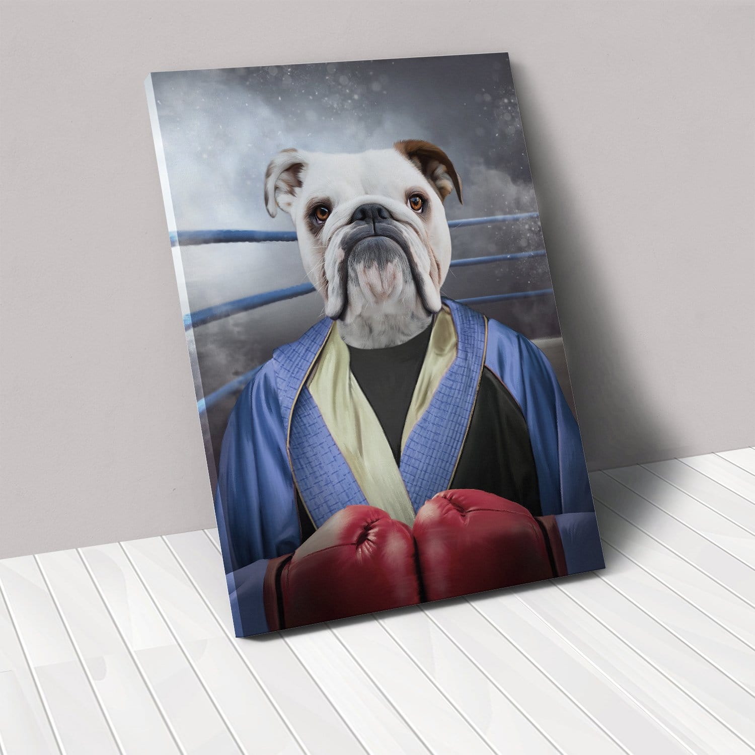 Crown and Paw - Canvas The Boxer - Custom Pet Canvas