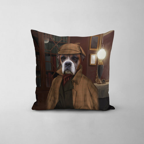 Crown and Paw - Throw Pillow The Detective - Custom Throw Pillow