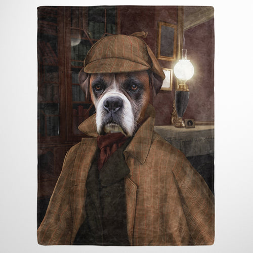 Crown and Paw - Blanket The Detective - Custom Pet Blanket